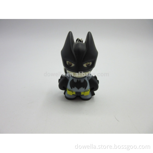 customized Batman 3D figure plastic keychain